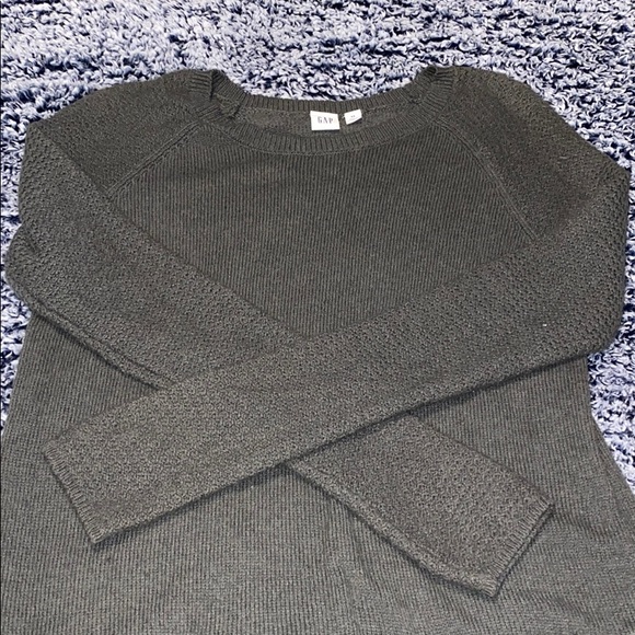 Olive green knitted sweater - Picture 4 of 5